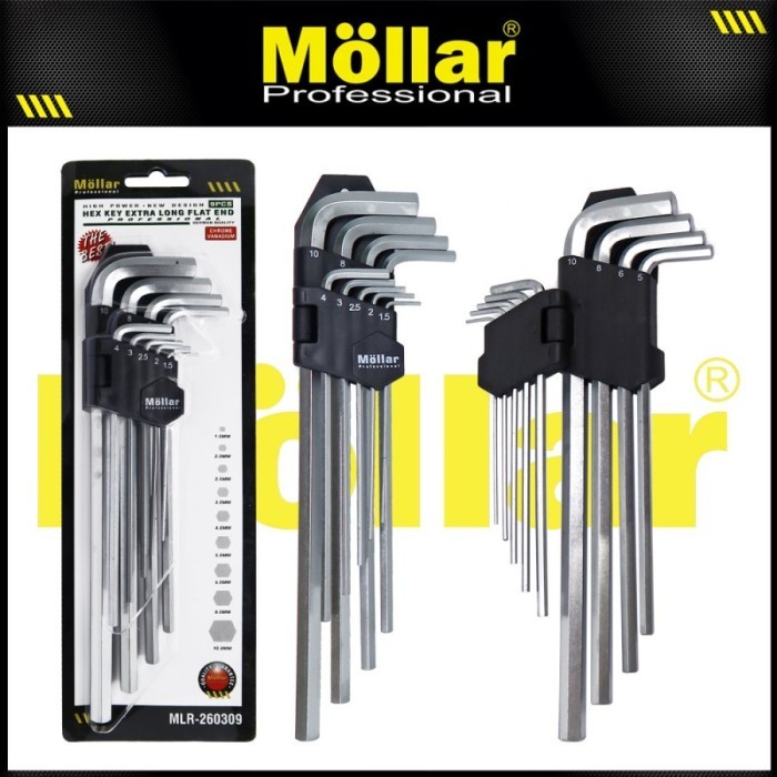 Mollar Kunci L Set 9Pcs Bintang Long