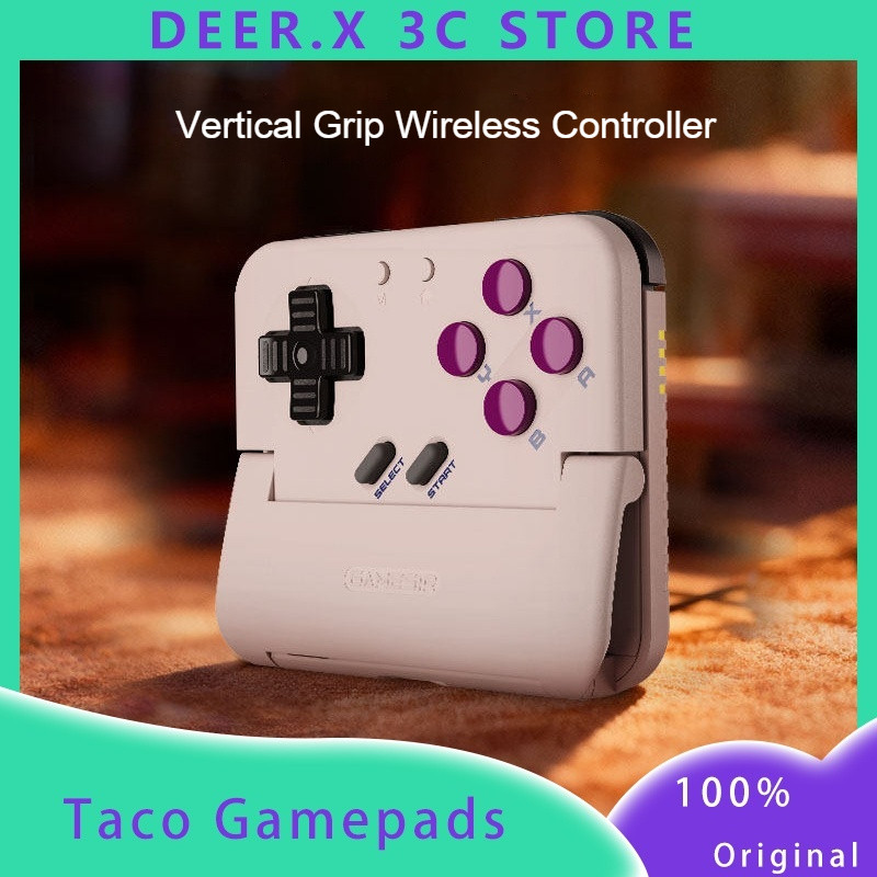 Taco Mobile Vertical Grip Wireless Gaming Controller NES/GBA Emulator Retro Mini Handheld Console An