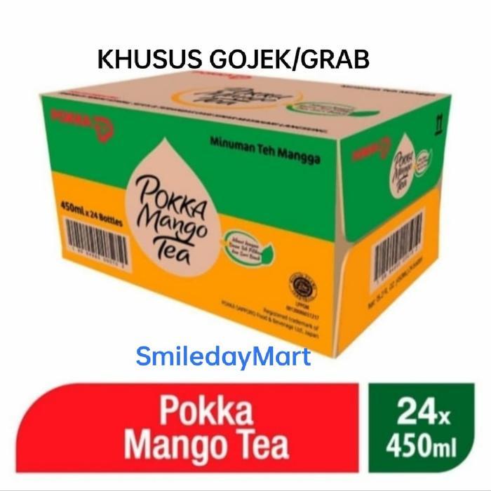 Pokka Mango Tea 450ml | Pokka Pet Mango Tea 450ml 1Dus 24Pcs
