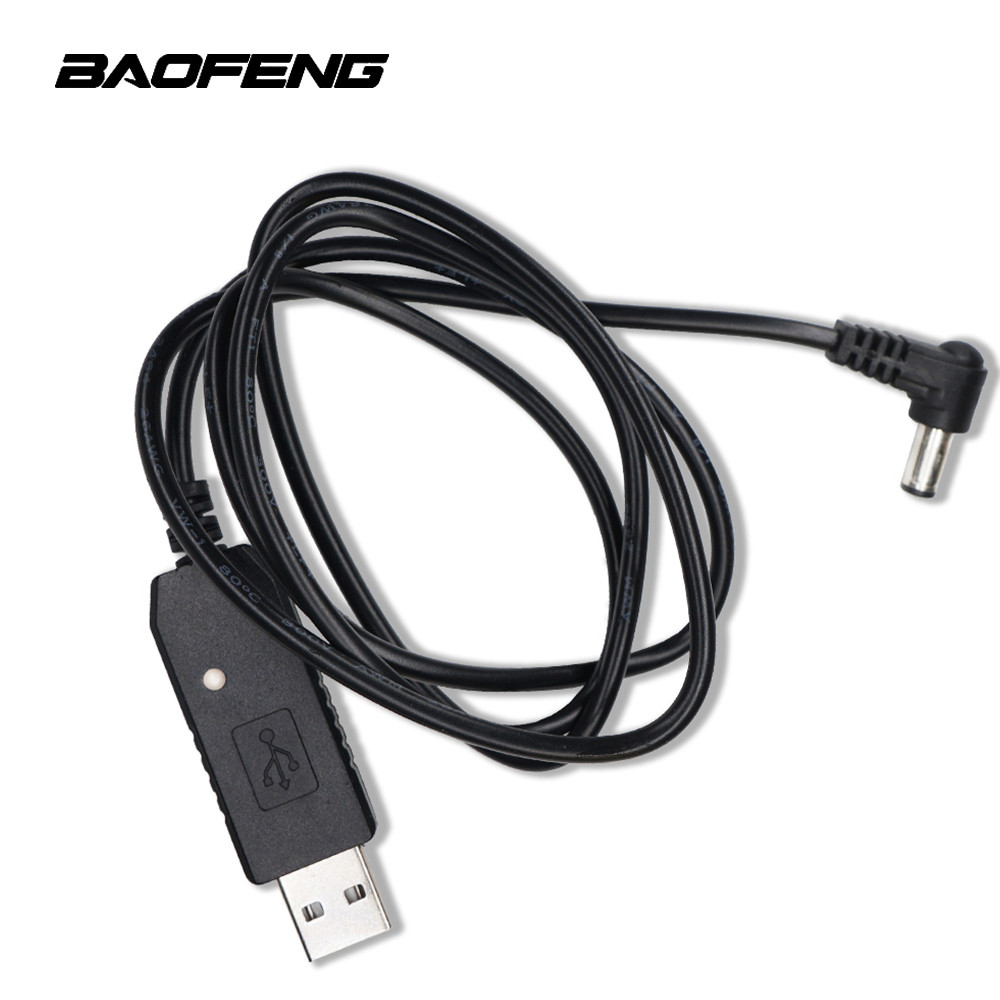 USB Charger Cable For Baofeng UV-5R UV-82 UV-9R BF-F8HP Plus UV-82HP UV-5X3 Charger Base Orginal USB