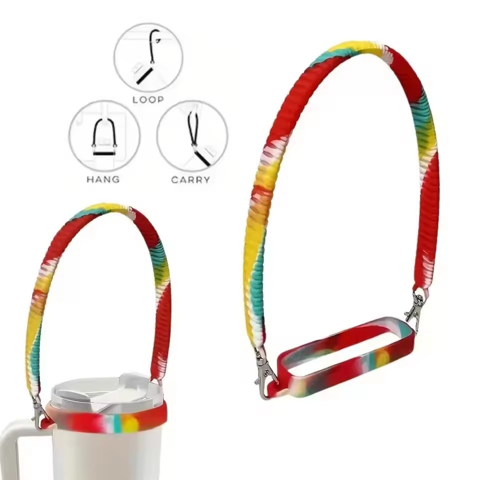 Soft Water Bottle Sling Holder New Silicone Water Bottle Accessories Water Bottle Handle Durable Wat