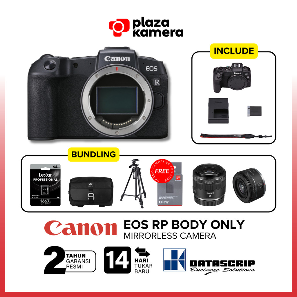 Canon EOS RP Body Only Full Frame Mirrorless Camera Canon EOS RP Body Only Bundling