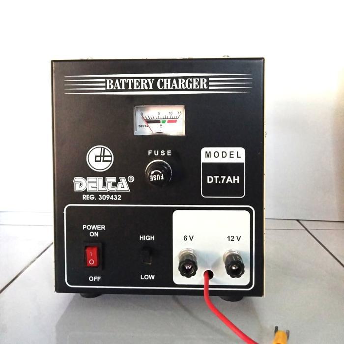 CHARGER AKI DELTA DT 7 AH AKI MOTOR MOBIL