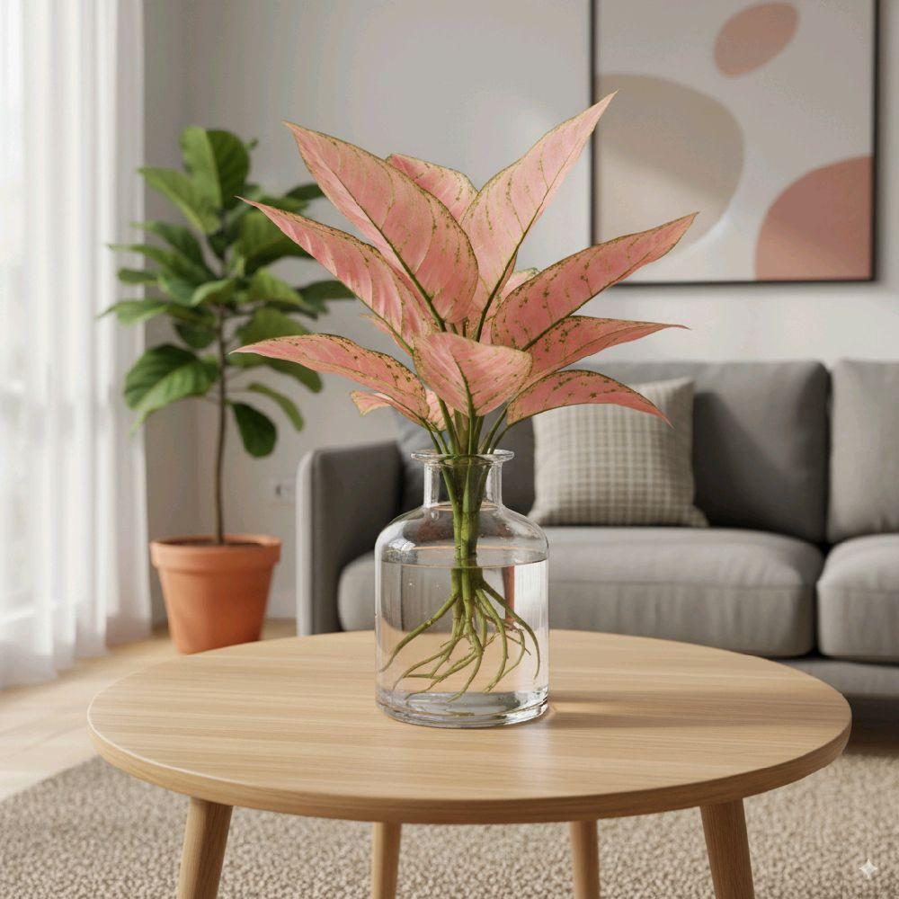 Bonggol Bibit Aglonema Ruby Compacta