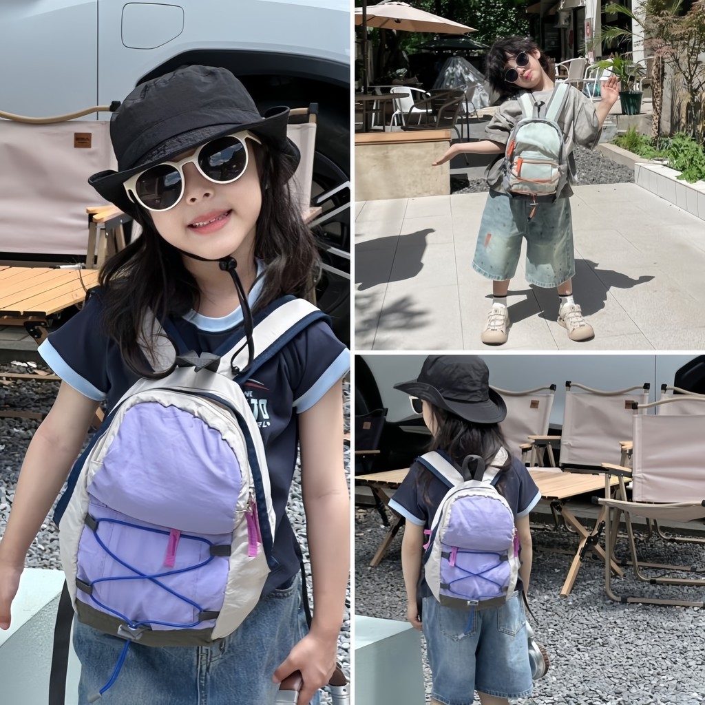 Tas Ransel Sekolah Kecil Outdoor Backpack Mini Tas Komuter Praktis Tahan Air Tas Gunung Perjalanan P