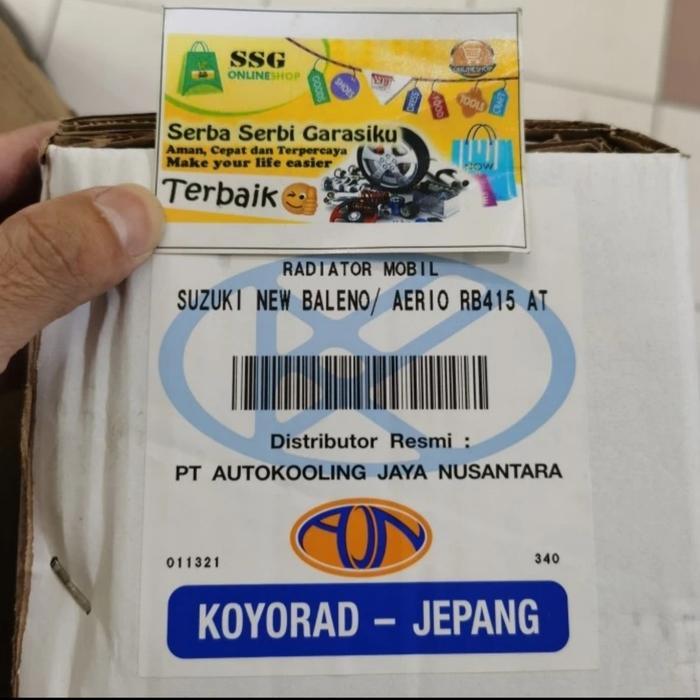 Radiator Suzuki Aerio Baleno Next G matic koyorad - Koyorad PASS