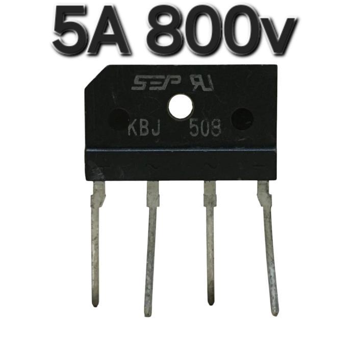 dioda diode bridge jembatan sisir 5a 6a 1 2 3 4 5 6 7 8  400v 450v a ampere volt v - 5A 800v sisir