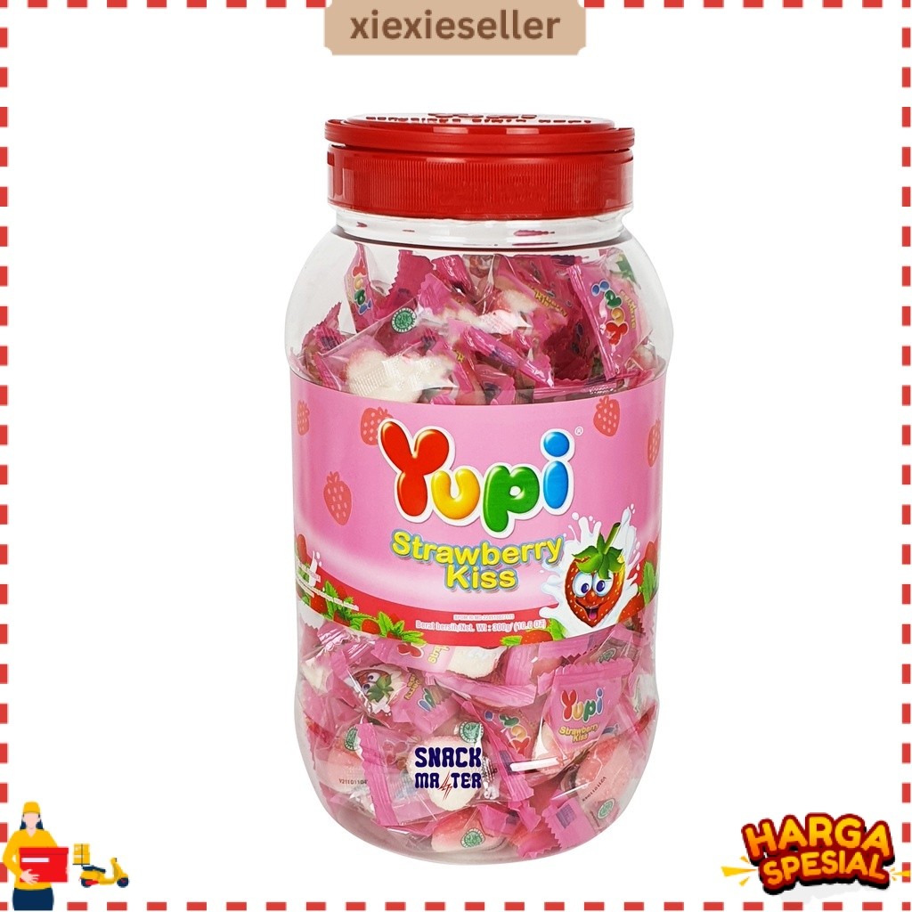 TERLARIS Yupi Toples Strawberry Kiss / Bolicious MIX - Netto 300gr XXS