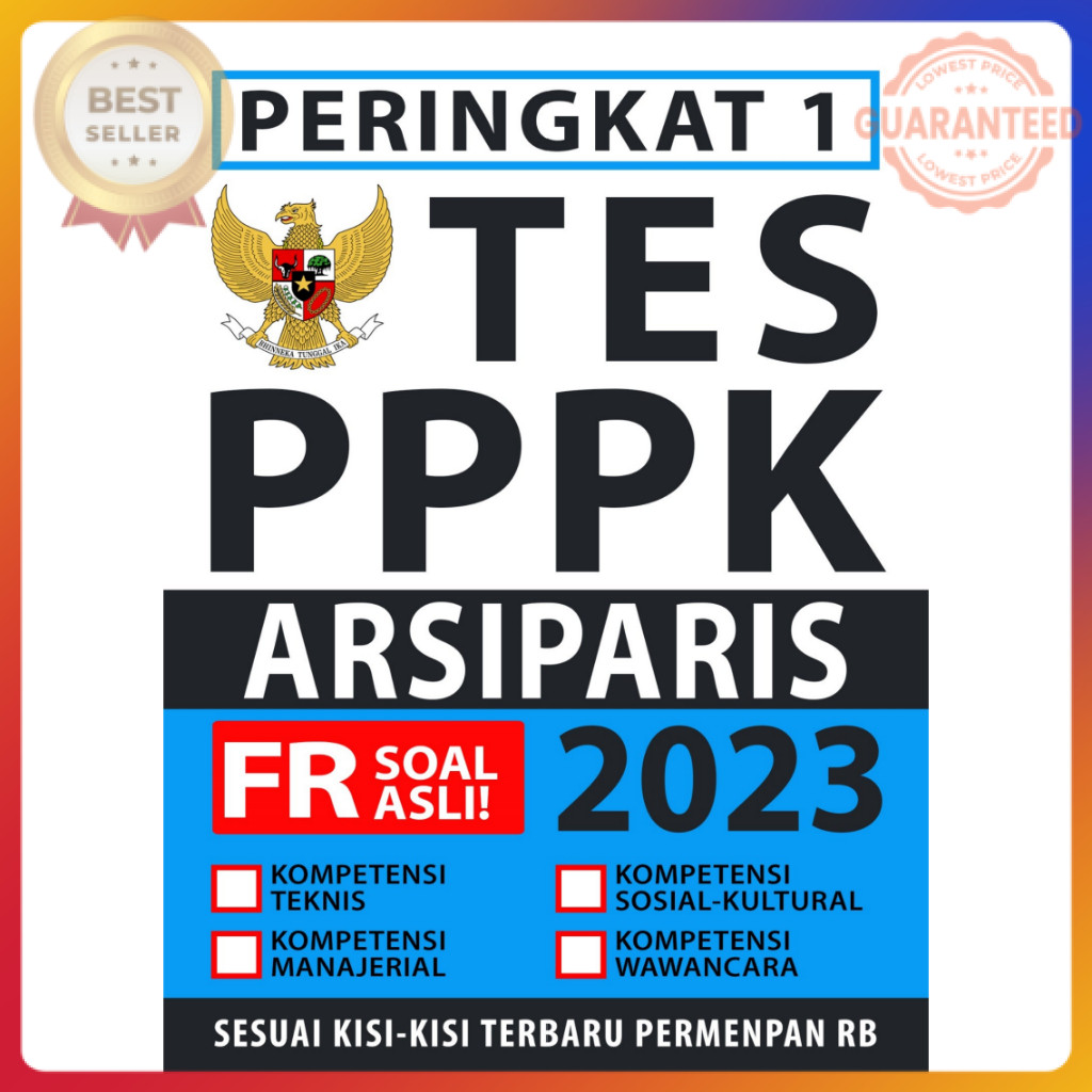 TES PPPK ARSIPARIS 2023 FR SOAL ASLI ID022 BukuAsn.id