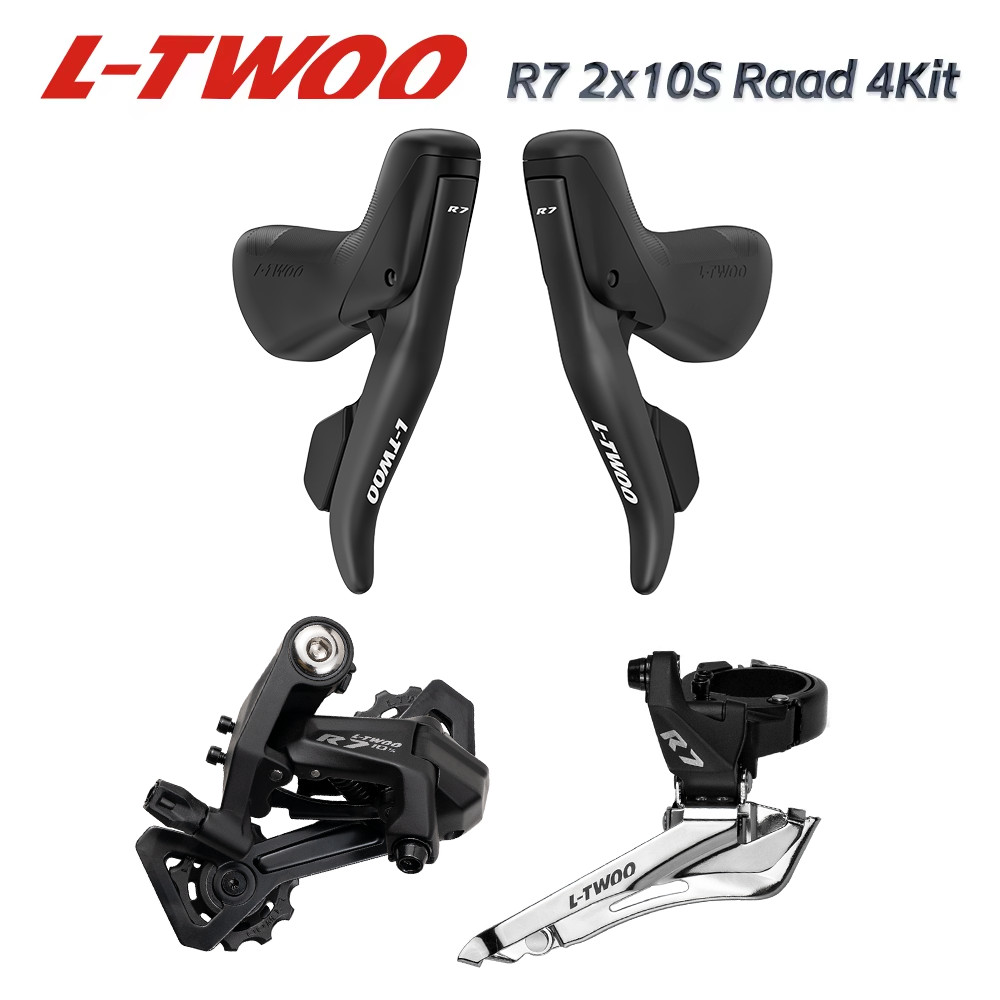 LTWOO R7 2x10 Speed, 20s Road Groupset, Shifter + Rear Derailleur + Front Derailleur 4700, R3000