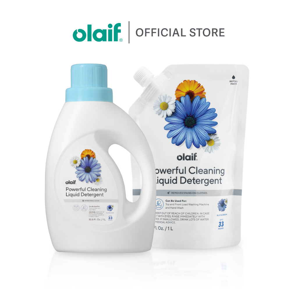 Olaif Powerful Cleaning Liquid Detergent (1L) - Deterjen / Detergen Laundry
