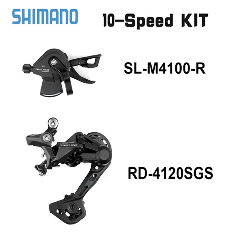 SHIMANO Deore M4100 Groupset M4100 Shift Lever RD M4120 Rear Derailleur RD-M5120 Rear 10 Speed MTB b