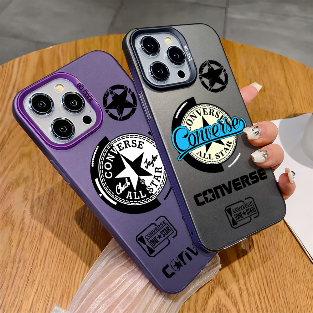 Converse Case IMD Hybrid Casing Itel A60/A60S P55 5G S23 Anti Drop Soft TPU Hard Back Cover Premium 