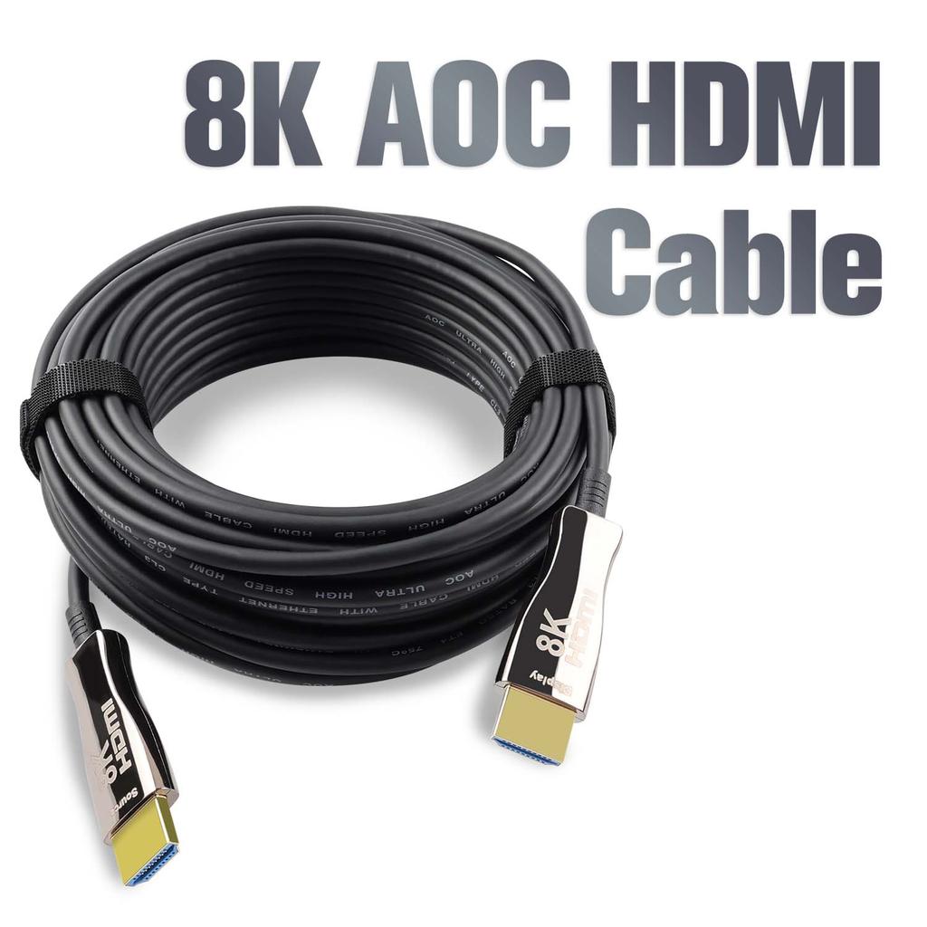 8K 4K HDMI-Compatible 2.1 AOC Fiber Optic cable HDR Cabo 8k@60hz 4k@120hz 4k@60hz 48Gbps for tv xbox