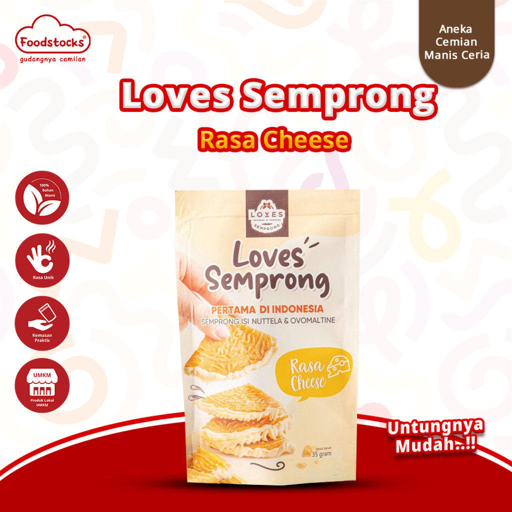 Loves Semprong - Kue Semprong Pouch Rasa Keju