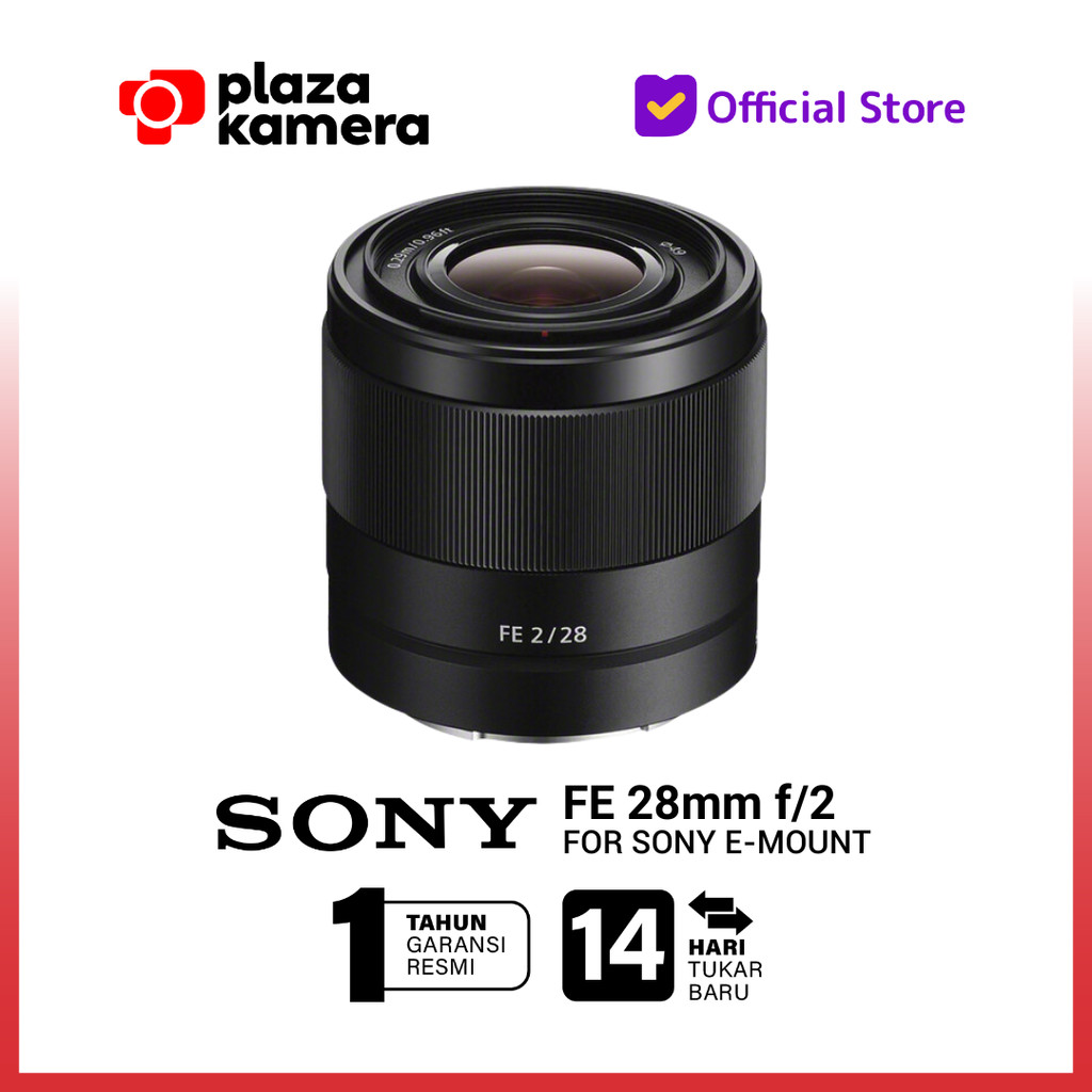Lensa Sony FE 28mm f/2 Lensa Fix Sony Lens 28mm