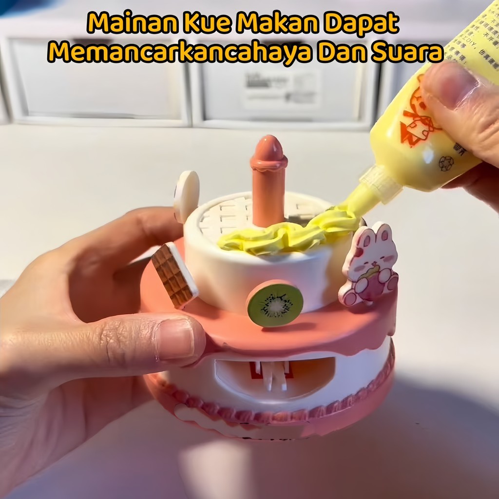Mainan Anak Perempuan/Mainan Pemberi Makanan Puding/Mainan Puding Jepang Populer Untuk Anak-Anak/Mai