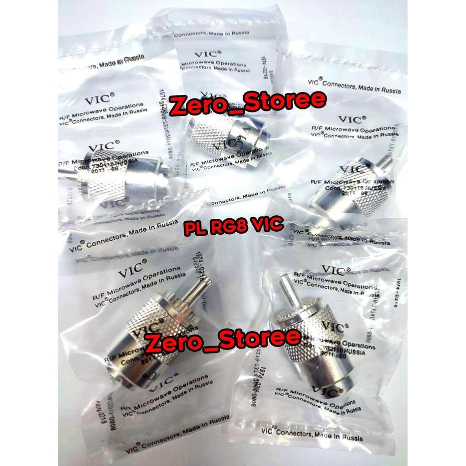 Konektor RG8 PL Male VIC Conector RG-8 VIK PL-259 PL259 PL Laki PERAK