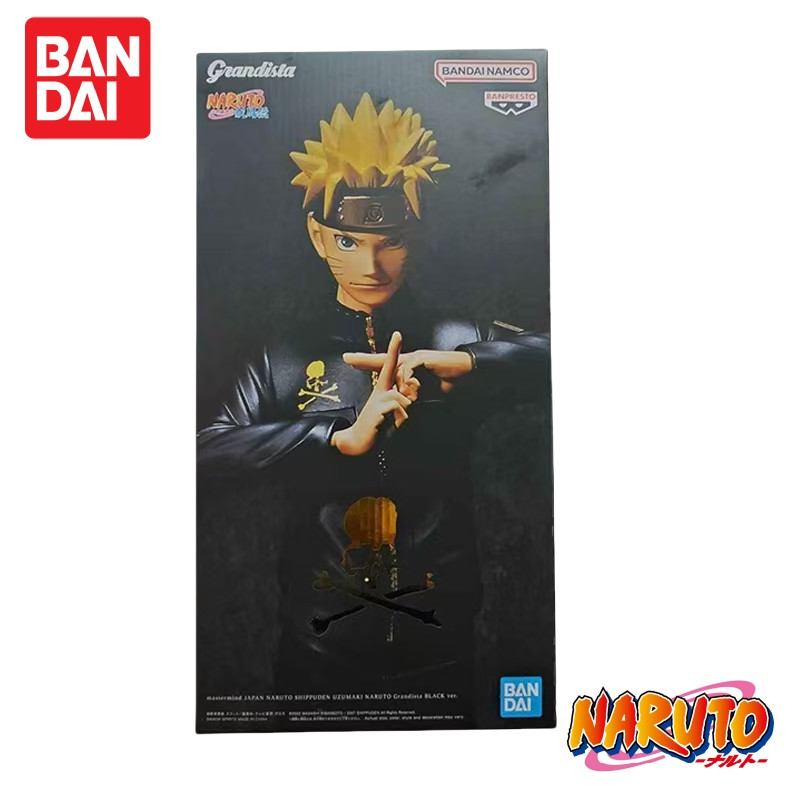 In Stock 100% Original Bandai Naruto Grandista Shinobi Relations Uzumaki Naruto Black Ver Naruto Act
