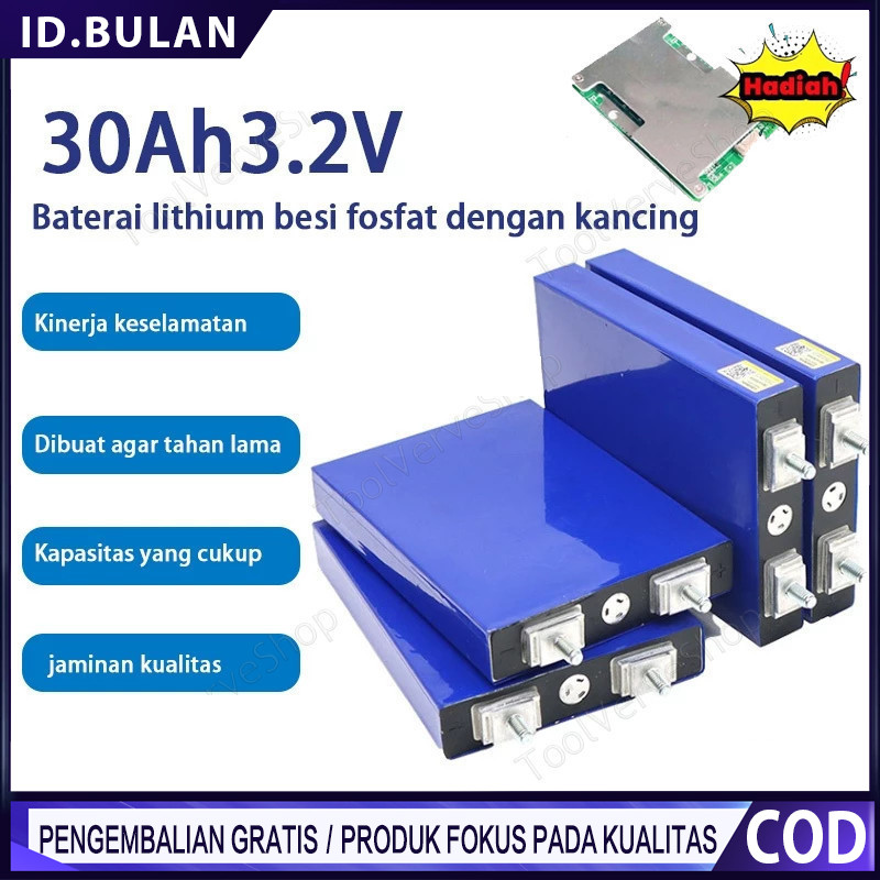 Baterai Lifepo4 3.2V 30Ah Elektrik Baterai Lithium LIFEPO4 DISCHARGE CAPACITY TEST PROVE Baterai Lit