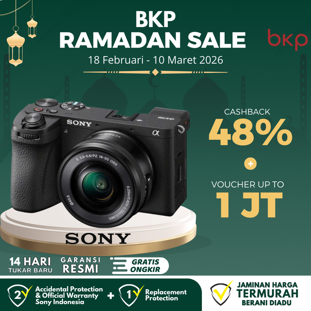 Sony Alpha A6700 Kit 16-50mm / Sony A6700 / Sony Alpha 6700 Kit RESMI