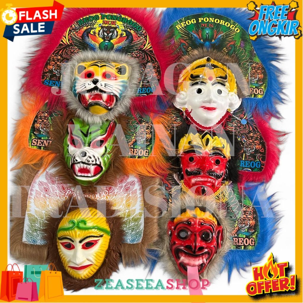 ZSS MAINAN TRADISIONAL TOPENG REOG ANAK / MAINAN TOPENG REOG MURAH BERKUALITAS