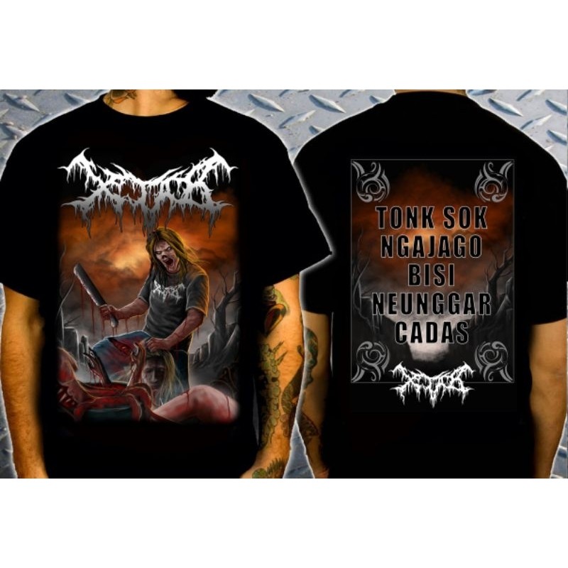 COD Xtab T-shirt - TONK SOK NGAJAGO Premium tshirt metal band t-shirt deathmetal xtab distro