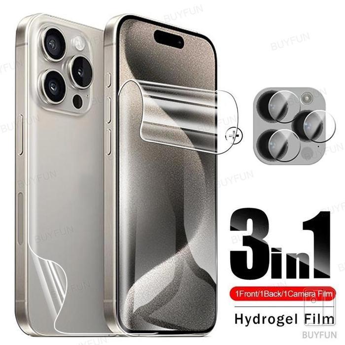 Pelindung Layar Clear Bening dan Matte Kompatibel Untuk Iphone 15 Iphone 15 Plus Iphone 15 Pro Iphon