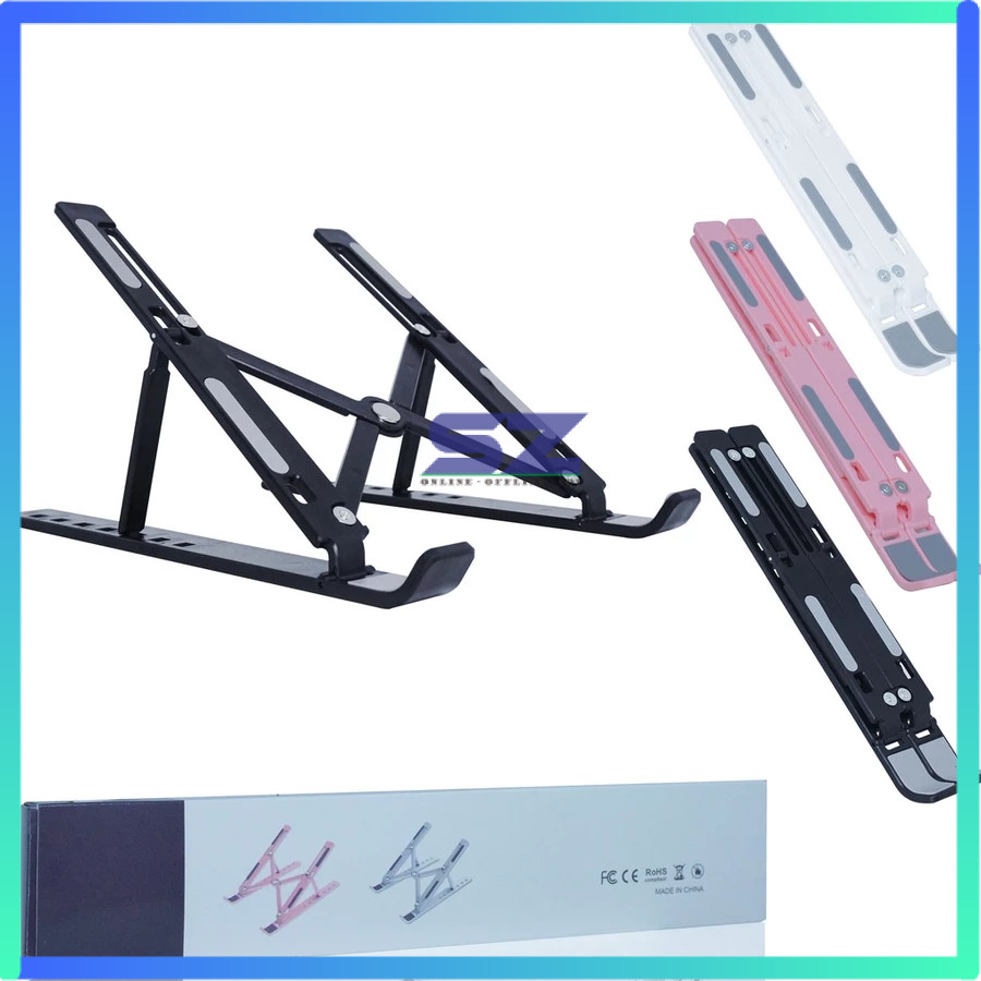 Dudukan Stand Laptop Tablet Standing Dudukan Macbook Laptop Asus Adjustable Stand Docking Laptop [SZ