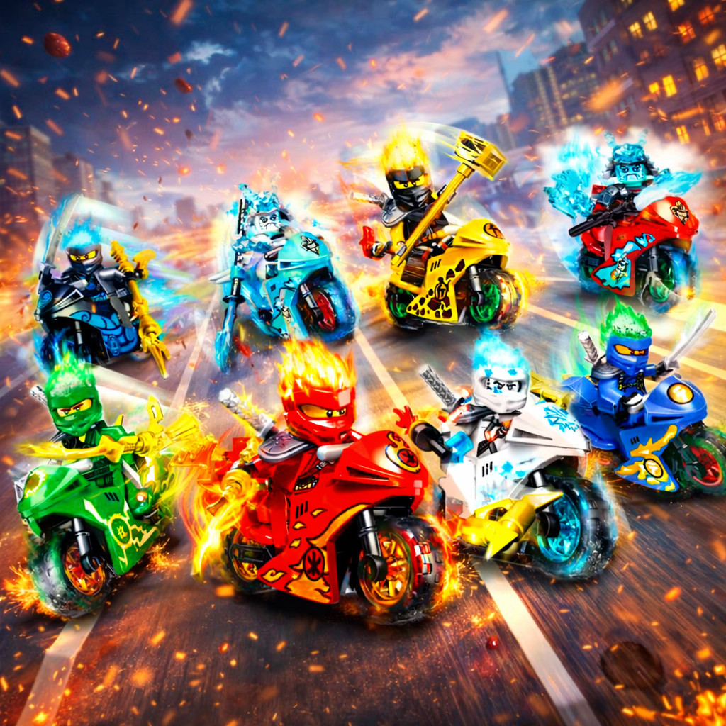 MAINAN MOTOR MINI / MAINAN EDUKASI ANAK / MAINAN RAKIT MOTOR/Minifigure Ksatria Medieval Warrior