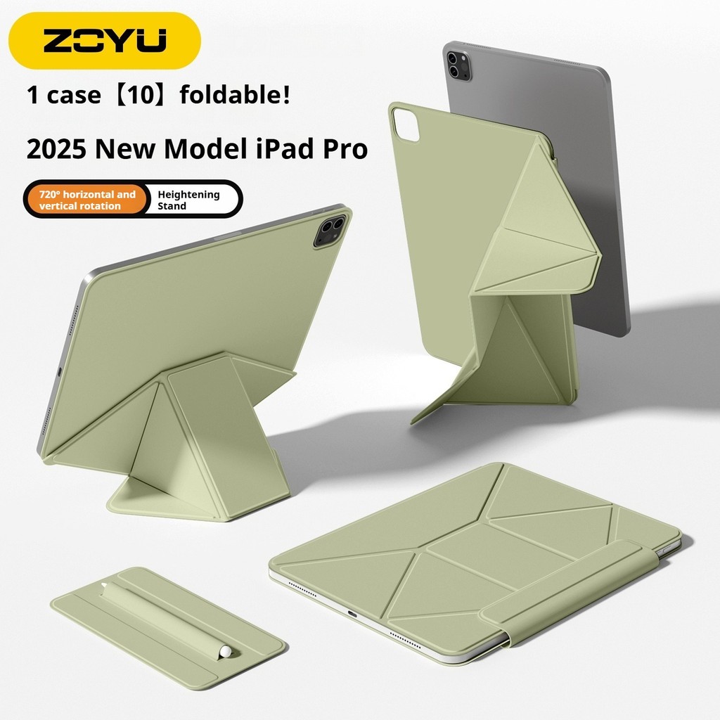 RBP for iPad Pro 11 13 M4 M5 Increase Height Bracket Case,Magnetic Detaable Cover iPad 10/11th Pro 1