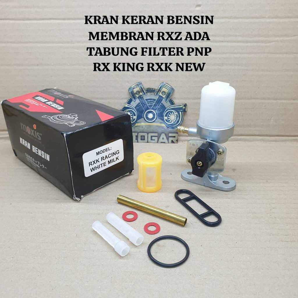 KRAN KERAN BENSIN MEMBRAN RXZ ADA TABUNG FILTER PNP RX KING RXK NEW