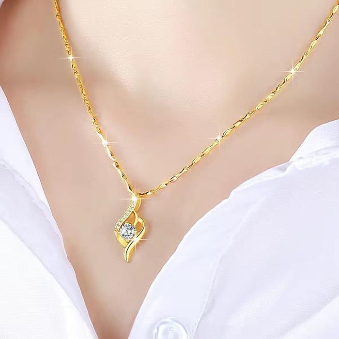 Kalung Emas Muda Asli Berat 5gram Kadar 875 Model Tempe Ada Surat