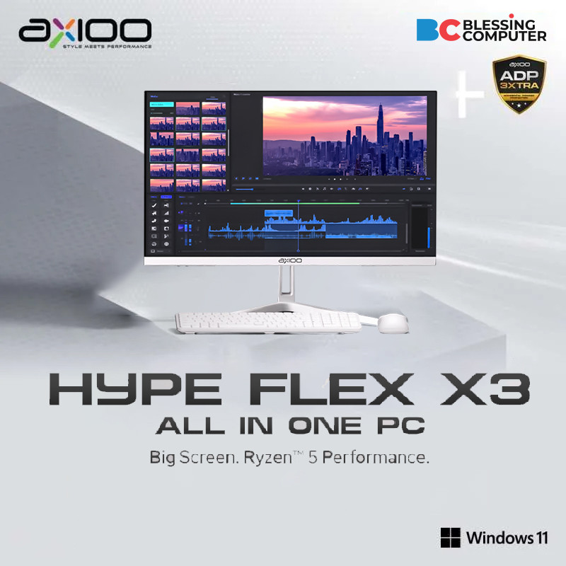 AIO AXIOO HYPE FLEX X3 Ryzen 5 3500U 8GB 256GB W11 White