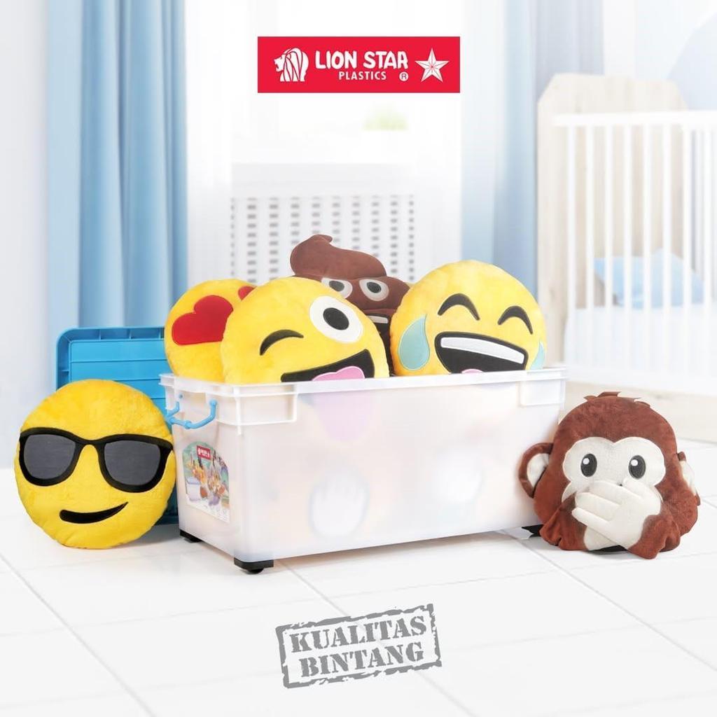 HOMTON Lion Star VC-12 Tugo Container 60 Liter Storage Box Kontainer Plastik Besar Kotak Penyimpanan