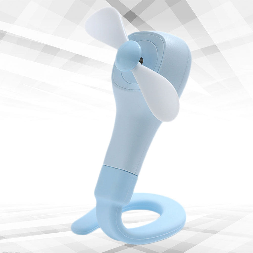 Mini USB Powered Portable Fan with Flexible Gooseneck Handle for Desk Home Office Outdoor Use Quiet 