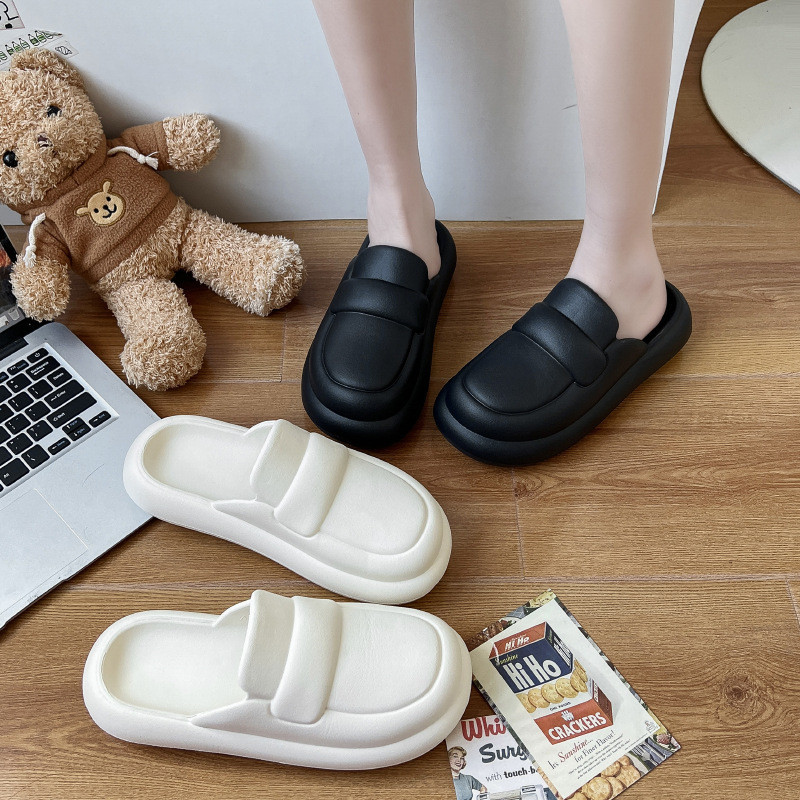 Sendal Slip On Wanita Model Terbaru, Flat, Anti Slip, Nyaman Dipakai di Kantor & Outdoor, Bagian Dep