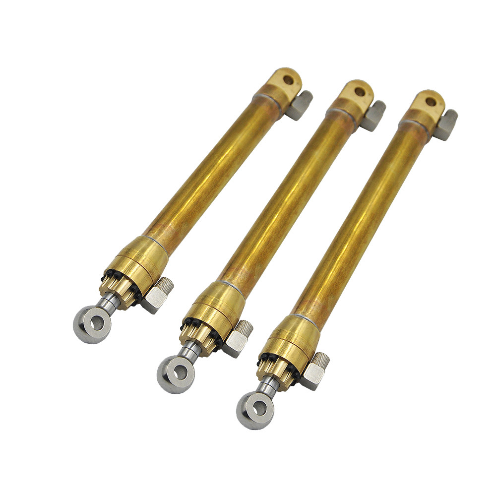 50/70/85/95/110/120/130/140/170MM Stroke Travel Hydraulic Oil Cylinder For 1/14  1/12 RC KOBELCO Exc