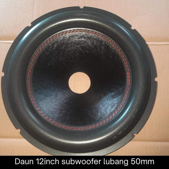 Daun dan spon subwoofer 12 inch / daun speaker sub woofer 12 inch
