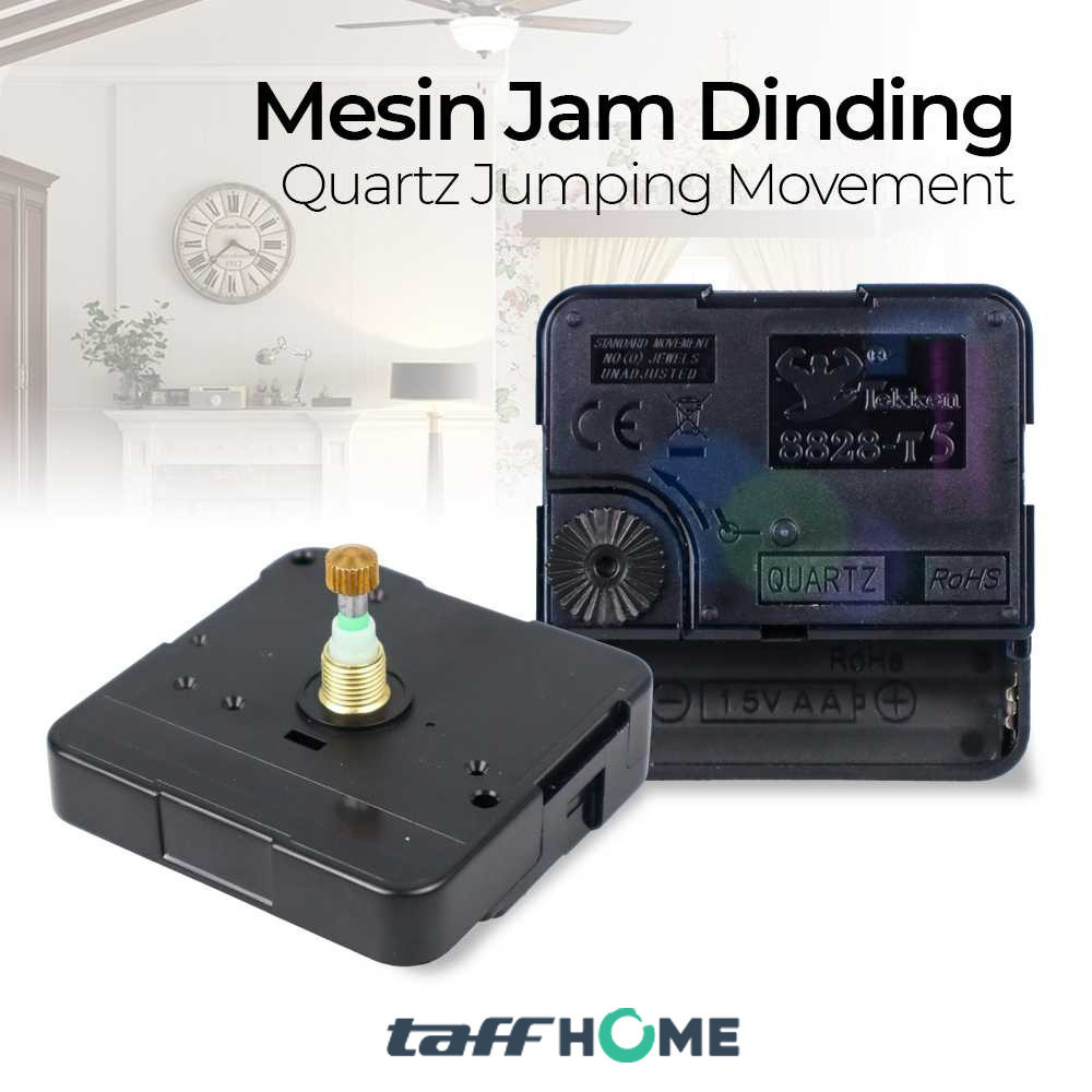 Tekken Mesin Jam Dinding DIY Replacement Quartz - Mesin Jam Quartz Pengganti Jam Dinding Silent Swee