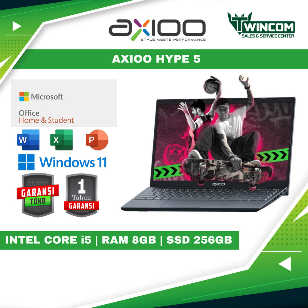LAPTOP AXIOO MYBOOK HYPE 5  i5 1235U 8GB 256GB Windows 11