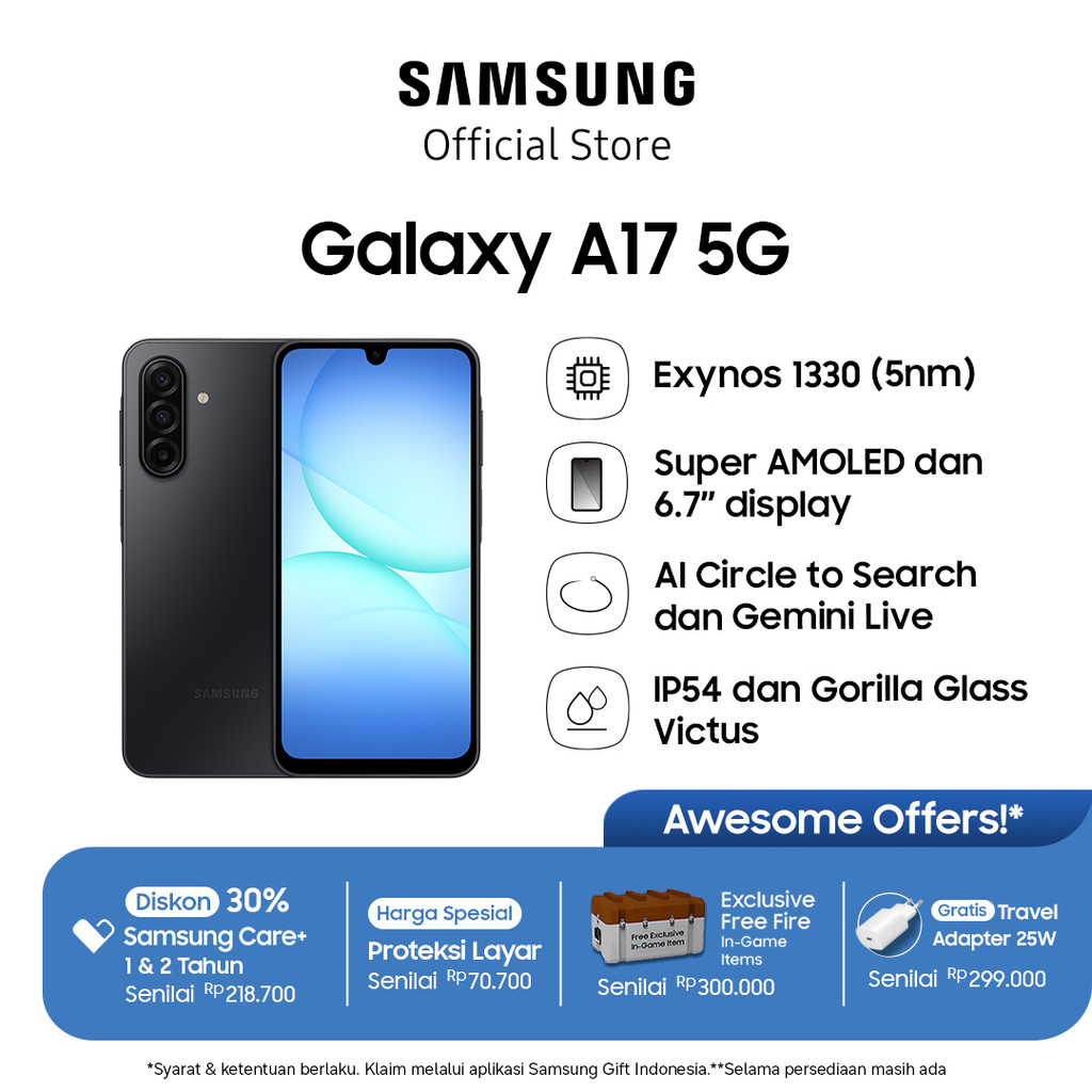Samsung Galaxy A17 5G 8/256GB - Black