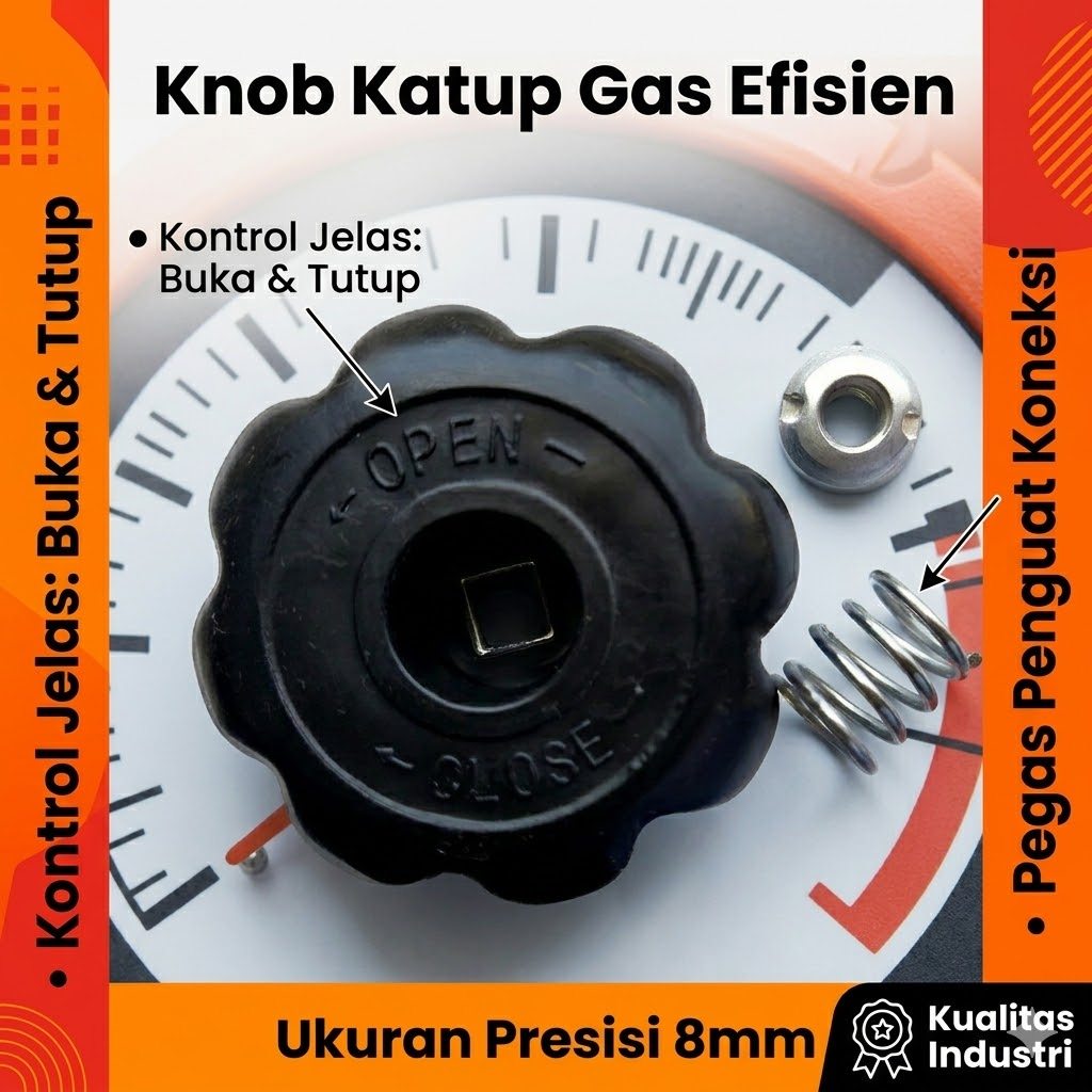 Valve Oksigen 8*8mm / Handwheel Oksigen – Puteran Oksigen / Kran Oksigen Valve Argon Untuk Industri