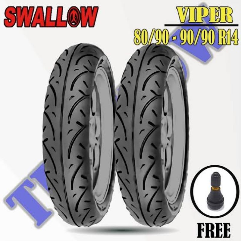 ban motor sepasang swallow ring 14 UK 80/90 90/90