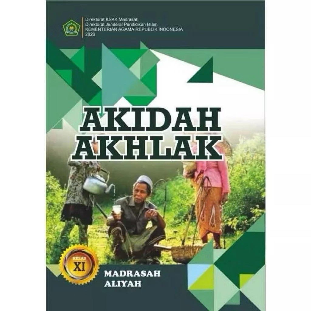 Buku Akidah Akhlak MA Kelas 11 KMA 2020