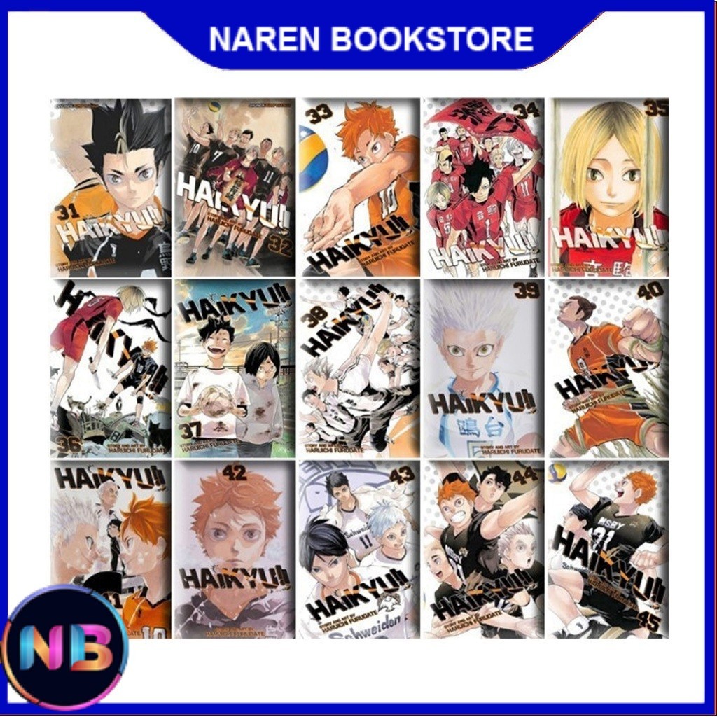 Haikyuu manga vol.1-45 (English)