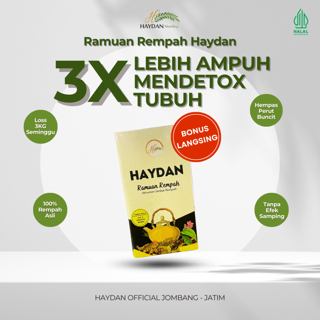 Teh Detox | Teh Celup Rempah | JSR | Imunitas | Ramuan Rempah Haydan