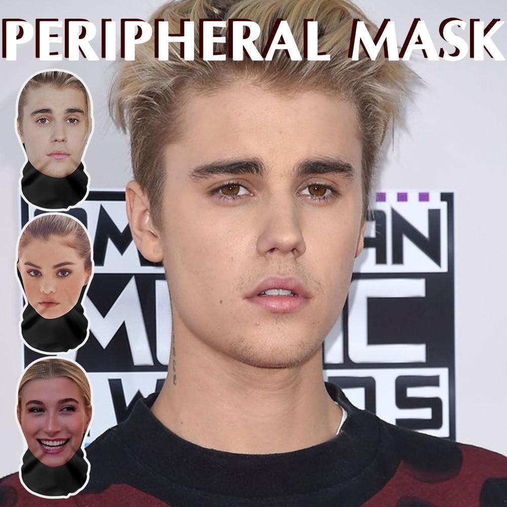 Realistic Face Mask 3D Printed Full Face Visual Mask Realistic Celebrity Performer Role-playing Prop