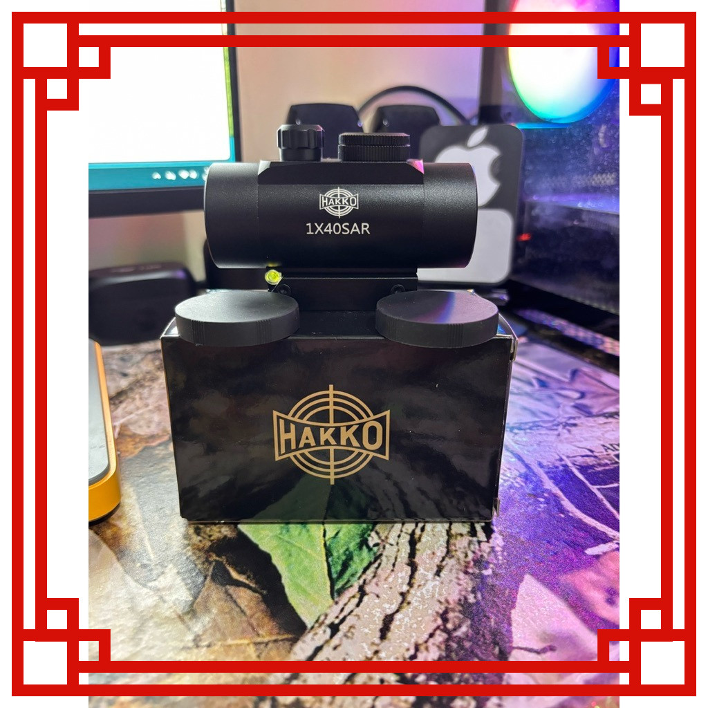 hakko 1x40 sar ring gold red dot teleskop