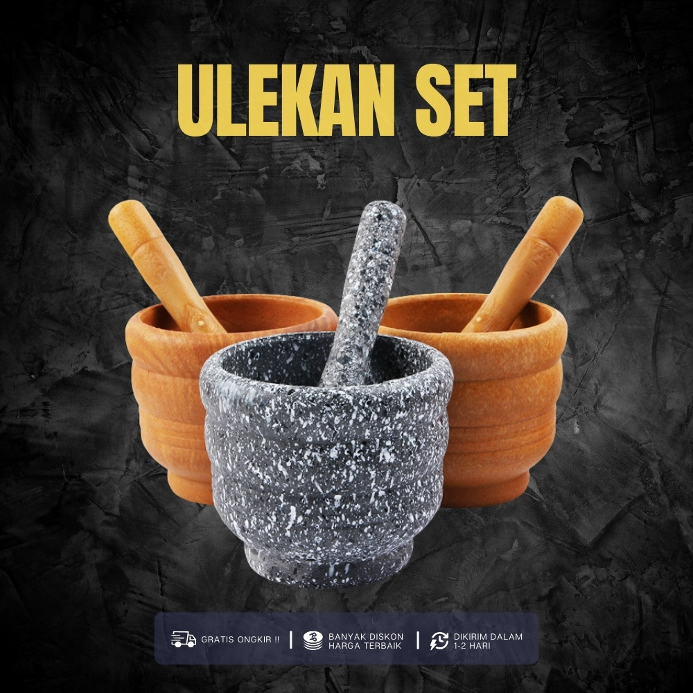 Ulekan Plastik | Cobek Tumbukan Bumbu | Lumpang Obat | Cobek Tumbukan Rujak Bebek | Cobek Aesthetic 